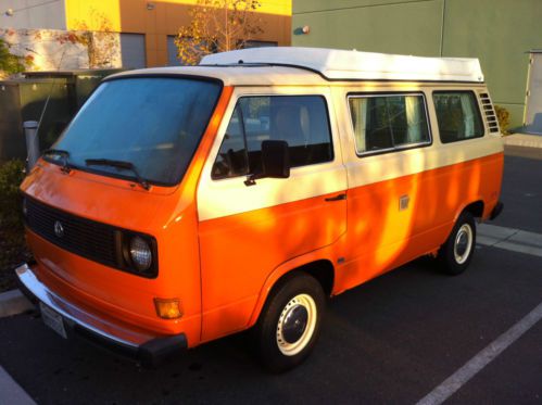 1980 volkswagen vanagon campmobile van camper 3-door 2.0l