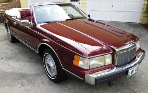 Rare..1986 lincoln mark vii lsc convertible...rare, 1 0f 12