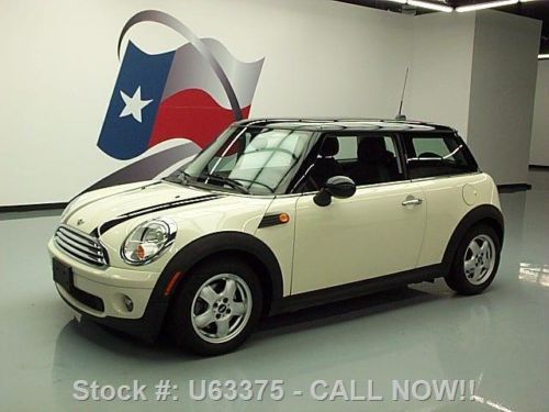 2007 mini cooper hatchback 6-speed pano sunroof 63k mi texas direct auto