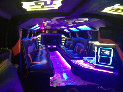 2006 hummer h2 stretch limousines 200&#034; 22 passengers total rebuilt in 2012