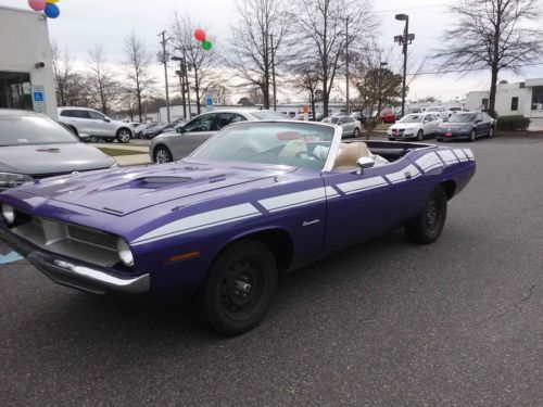 1970 plymouth barracuda convertable