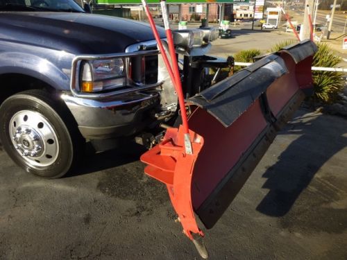 2004 ford f550 crew door 4x4 snow plow 6.0 powerstroke no reserve!