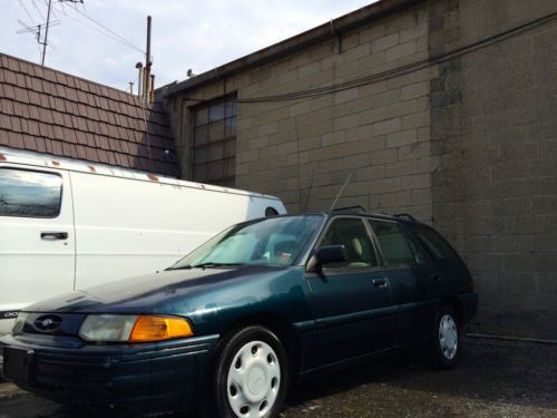 1995 ford escort lx wagon 4 door no reserve 52k original miles clear title