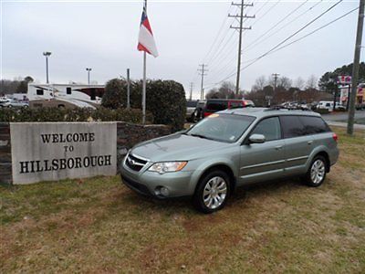 2009 subaru outback h6 3.0r boxer engine navigation leather moonroof roof rack