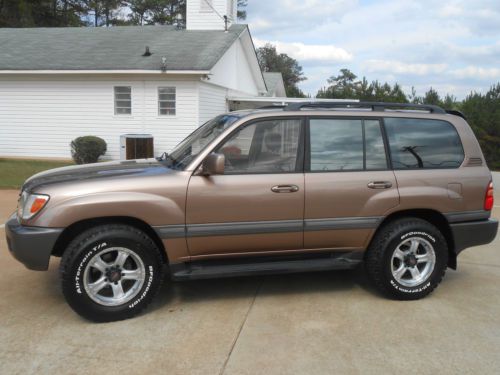 1998 toyota land cruiser super nice rare color 3rd row