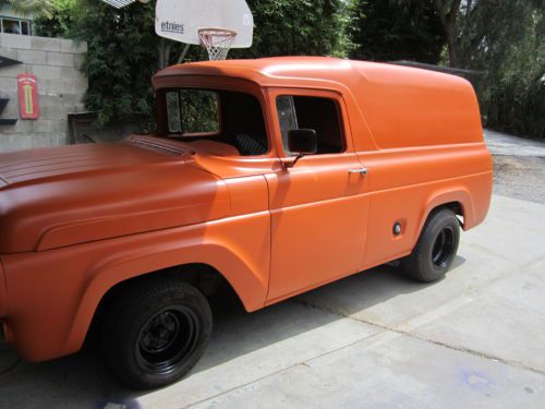 1958 ford panel, 350 chevy, auto, nice body, new seat, new paint