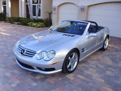 2005 mercedes benz sl55 sl 55 convertible*58,000 miles*pano *keyless*like new!