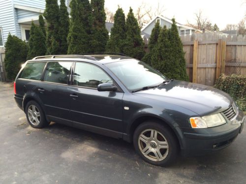 Beautiful blue 2000 passat stationwagon glx v6 loaded