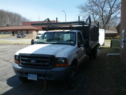 2000 ford f-550 super duty xl stripped chassis 7.3l