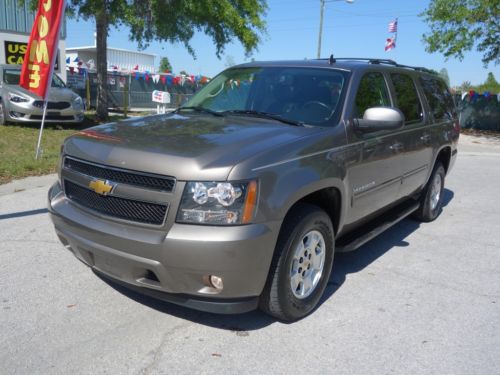 2013 chevrolet suburban lt leather xm bluetooth tow third row dual dvd monitor