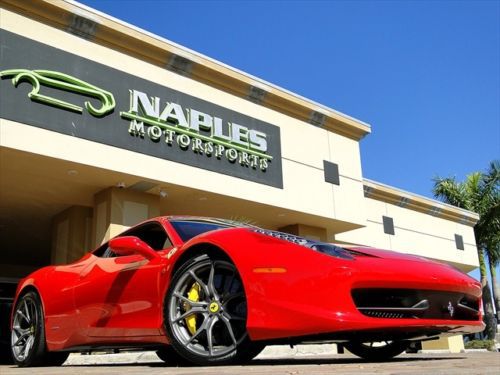 2010 ferrari 458 italia, shields, hifi system, carbon steering wheel w/ leds