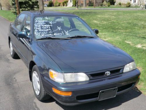 1996 toyota corolla dx 1.8 engin 48k original miles one owner all original nice