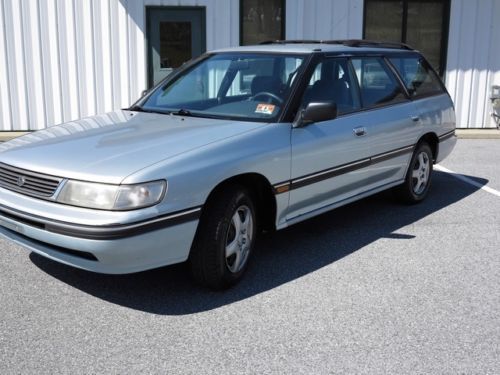 1993 subaru legacy l 5 speed manual a/c 4-door wagon no reserve non smoker a/c