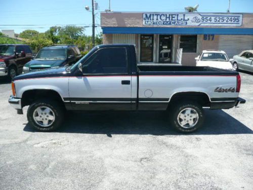 Rare 1993 gmc sierra 4x4 k1500 only 119584 original miles 1 owner clean car fax