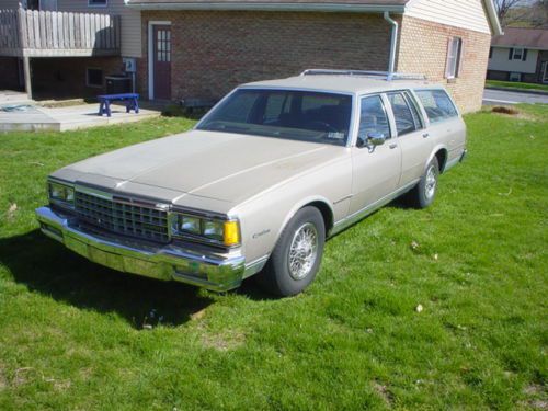 1984 caprice classic station wagon no reserve