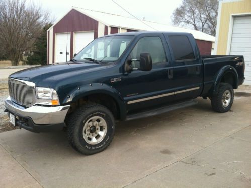 1999 Ford F-250 Super Duty Lariat Crew Cab Pickup 4-Door 7.3L powerstroke diesel, image 2