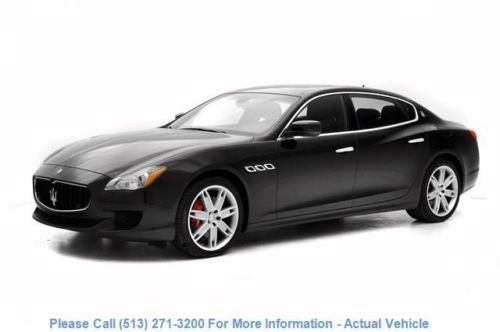 2014 maserati quattroporte s q4 nero w/nero interior