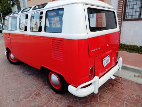 SUPER RARE 1965 VW BUS DELUXE TYPE2 TRANSPORT SAFARI - orig.no.s matching motor, image 3