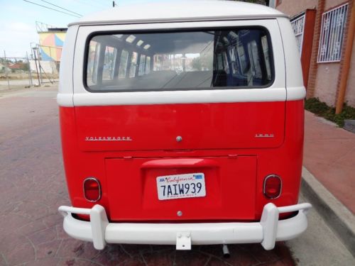 SUPER RARE 1965 VW BUS DELUXE TYPE2 TRANSPORT SAFARI - orig.no.s matching motor, image 11