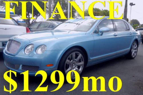 Florida, clean carfax, 2007 bentley flying spur, 21k miles, $1299mo* no $$ down