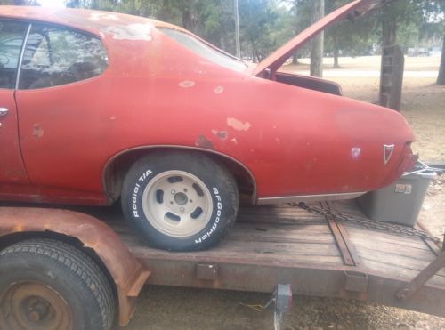 1968 gto 3 speed manual, low option car. restoration project.