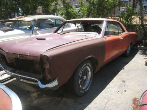 1967 pontiac gto 2 dr coupe  no reserve! no rust ca car! 67 gto