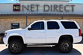 08 4x4 5.3 v8 6&#034; lift 20&#034; rims 35&#034; tires leather 3rd row net direct auto texas