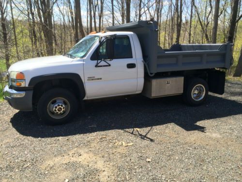 2004 GMC LOWBOY DUMP TRUCK 3500 4X4 DURAMAX DIESEL ONLY 42771 MILES!, US $20,000.00, image 10