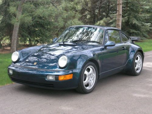 1991 porsche 911 turbo-80k careful miles-the rarest and last of the breed-strong