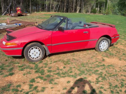 1991 mercury capri base convertible 2-door 1.6l