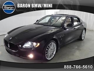 2012 maserati quattroporte s security system leather seats