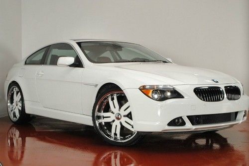 06 650 ci alpine white chateau interior wheels navigation unique color combo