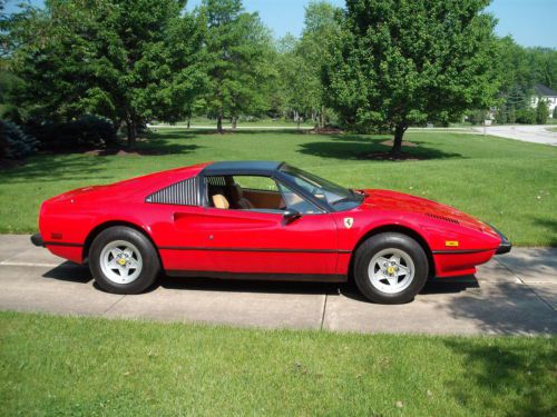 1978 ferrari gts red with tan interior