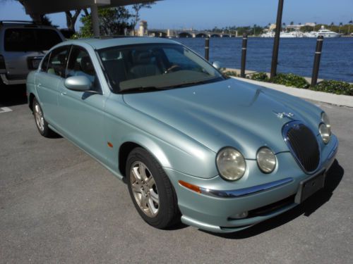 Beautiful 2003 jaguar s-type seafrost 4 dr sedan