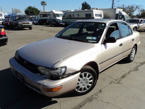 1994 toyota corolla dx sedan 4-door 1.8l, no reserve