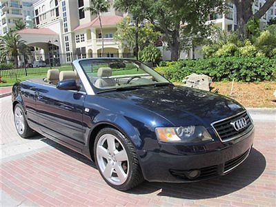 Audi turbo automatic convertible heated power lumbar seats clean carfax