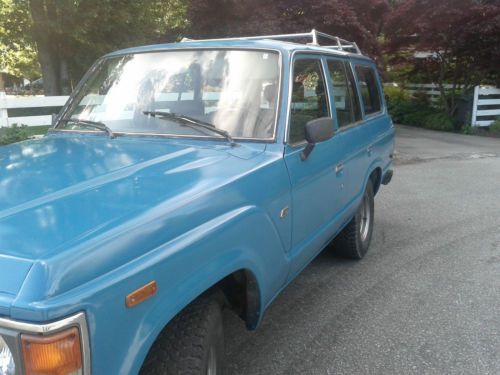 1984 toyota landcruiser, bj60, 4x4, factory diesel, stock, solid, 5 speed