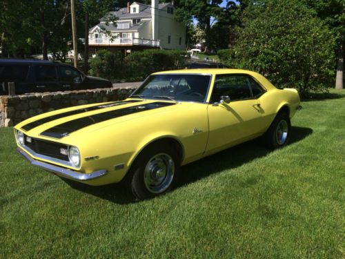 1968 camaro coupe - 327 v-8 - automatic - ss trim - power brakes and steering