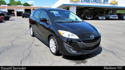 2012 mazda 5 grand touring 6 passenger minivan leather sunroof automatic vans