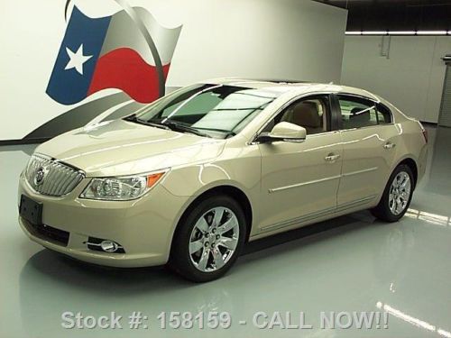 2012 buick lacrosse prem 3 pano roof nav vent seats 36k texas direct auto