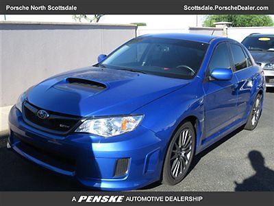 4dr man wrx low miles sedan manual gasoline 2.5l dohc 16-valve 4-cyl wr blue pea