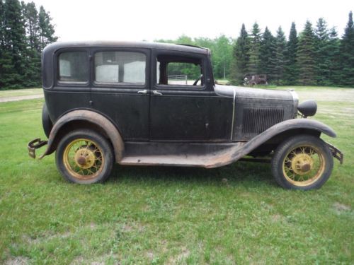 1931 ford model a slant window sedan,nice survivor!
