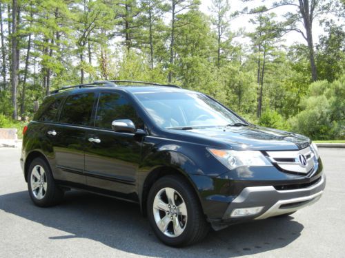 2007 acura mdx sport &amp; tech package, towing, roof rack &amp; bars.