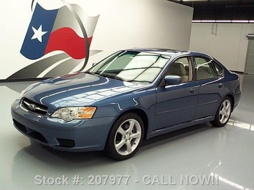 2007 subaru legacy 2.5i sedan awd sunroof alloy wheels texas direct auto