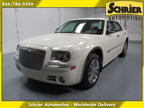 10 chrysler 300c awd hemi white navi bluetooth boston audio sunroof