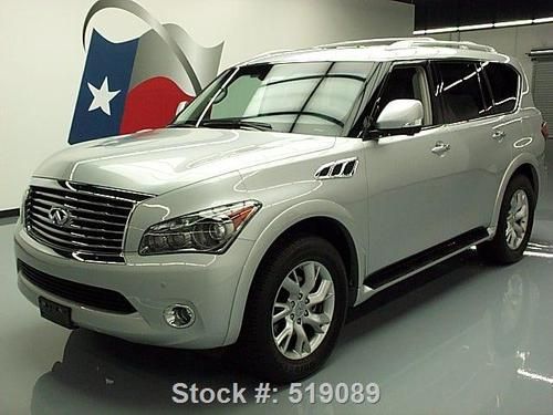 2012 infiniti qx56 theater sunroof nav dual dvd 20's 2k texas direct auto