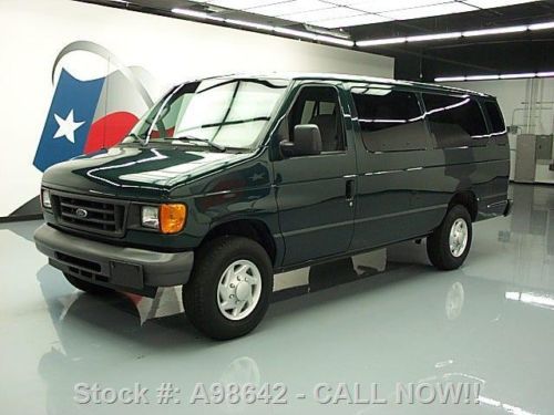 2007 ford e-350 xl 5.4l v8 15-passenger cruise ctrl 55k texas direct auto
