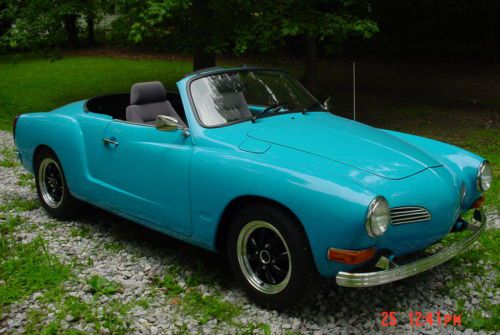 1974 Volkswagen Karmann Ghia convertible, image 2