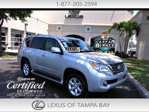 Lexus gx 460 10k mi 1 owner clean carfax heated leather sunroof certified navi