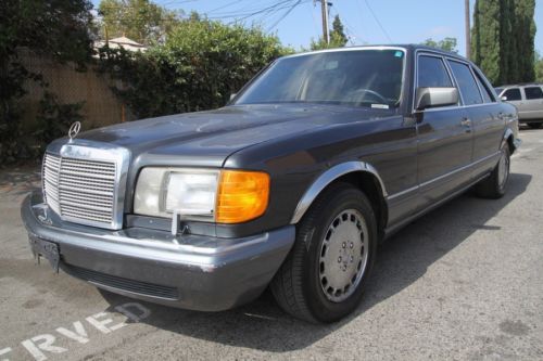 1989 mercedes-benz 420 sel sedan automatic 8 cylinder no reserve